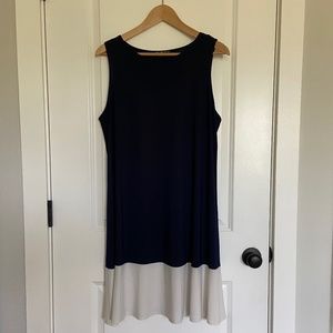 Nic and Nash, Navy Blue & White, XL Dress